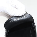 LOUIS VUITTON Driving Shoes Leather Black LV Auth bs25780-35