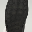 LOUIS VUITTON Driving Shoes Leather Black LV Auth bs25780-9