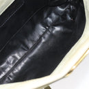 Salvatore Ferragamo Shoulder Bag Suede Green Gold Auth bs25782-16