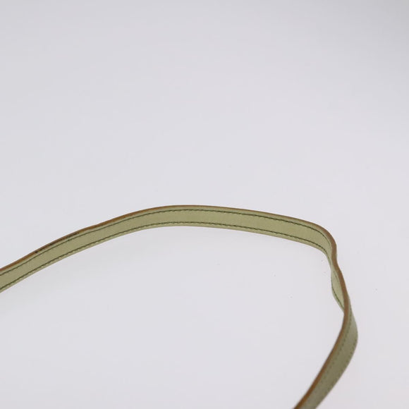 Salvatore Ferragamo Shoulder Bag Suede Green Gold Auth bs25782