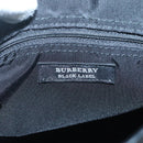BURBERRY Shoulder Bag Nylon Black Silver Auth bs25785-10