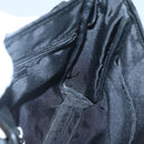 BURBERRY Shoulder Bag Nylon Black Silver Auth bs25785-17