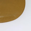 CARTIER Shoulder Bag Leather Yellow Gold Auth bs25792-16