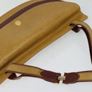 CARTIER Shoulder Bag Leather Yellow Gold Auth bs25792-6