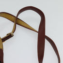 CARTIER Shoulder Bag Leather Yellow Gold Auth bs25792-8