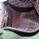 PRADA Shoulder Bag Nylon Green Silver Auth bs25797-22