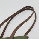 PRADA Shoulder Bag Nylon Green Silver Auth bs25797-8