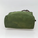 PRADA Shoulder Bag Nylon Green Silver Auth bs25797-5