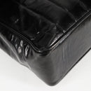 CHANEL Mademoiselle Chain Shoulder Bag Enamel Black Gold CC Auth bs25800-15