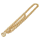 CHANEL Chain Belt Metal 37.4"" Gold CC Auth bs25805-1