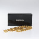 CHANEL Chain Belt Metal 37.4"" Gold CC Auth bs25805-11