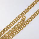 CHANEL Chain Belt Metal 37.4"" Gold CC Auth bs25805-4