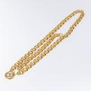 CHANEL Chain Belt Metal 37.4"" Gold CC Auth bs25805-6