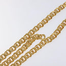 CHANEL Chain Belt Metal 37.4"" Gold CC Auth bs25805-9