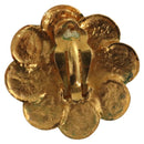 CHANEL Earring metal Gold CC Auth bs25806-3