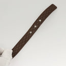 CHANEL Belt Leather 30.7"" Brown CC Auth bs25810-8