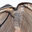 Burberrys Clutch Bag Leather Black Auth bs25815-18