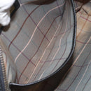 Burberrys Clutch Bag Leather Black Auth bs25815-12