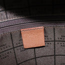 CELINE Hand Bag Leather Brown Gold Auth bs25822-17