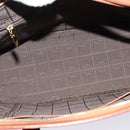 CELINE Hand Bag Leather Brown Gold Auth bs25822-10