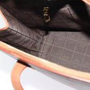 CELINE Hand Bag Leather Brown Gold Auth bs25822-19