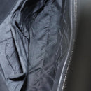 Salvatore Ferragamo Gancini Shoulder Bag Suede Black Silver Auth bs25826-20