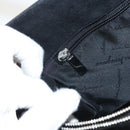 Salvatore Ferragamo Gancini Shoulder Bag Suede Black Silver Auth bs25826-25