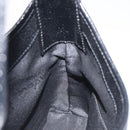 Salvatore Ferragamo Shoulder Bag Canvas Navy Silver Auth bs25827-18