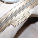 BVLGARI Shoulder Bag Leather Gold Auth bs25837-17