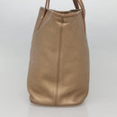 BVLGARI Shoulder Bag Leather Gold Auth bs25837-4