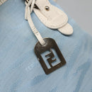 FENDI Tote Bag Canvas Light Blue Auth bs25841-10
