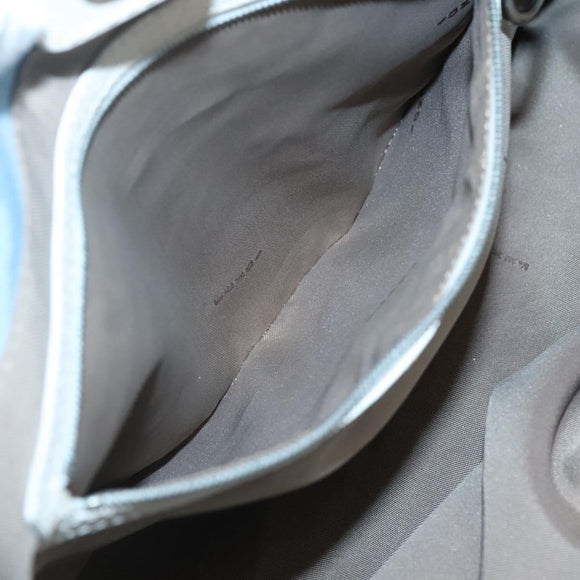 FENDI Tote Bag Canvas Light Blue Auth bs25841