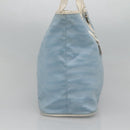FENDI Tote Bag Canvas Light Blue Auth bs25841-3