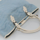FENDI Tote Bag Canvas Light Blue Auth bs25841-6