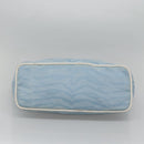 FENDI Tote Bag Canvas Light Blue Auth bs25841-5