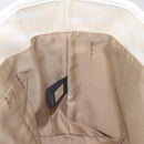 FENDI Hand Bag Canvas White Gold Auth bs25843-18