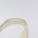 FENDI Hand Bag Canvas White Gold Auth bs25843-8