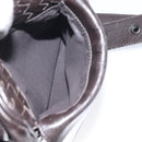 BOTTEGA VENETA INTRECCIATO Shoulder Bag Leather Brown 163313 Auth bs25850-20