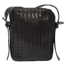 BOTTEGA VENETA INTRECCIATO Shoulder Bag Leather Brown 163313 Auth bs25850-2