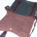 HERMES Fourre Tout Bassas PM Shoulder Bag Canvas Bordeaux Auth bs25851-9