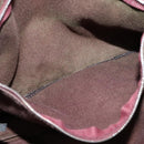 HERMES Fourre Tout Bassas PM Shoulder Bag Canvas Bordeaux Auth bs25851-11