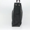 HERMES Fourre Tout MM Hand Bag Canvas Black Auth bs25852-4
