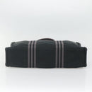 HERMES Fourre Tout MM Hand Bag Canvas Black Auth bs25852-9