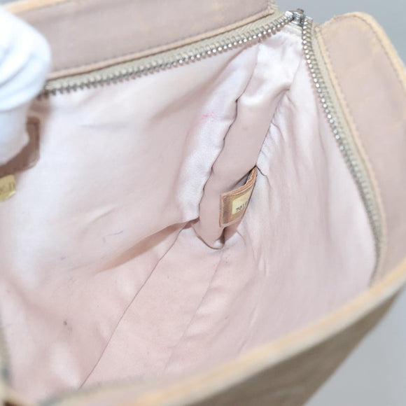 CHANEL New Travel line Pouch Nylon Pink CC Auth bs25855