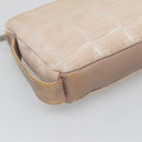 CHANEL New Travel line Pouch Nylon Pink CC Auth bs25855-9