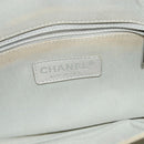 CHANEL Chain Shoulder Bag Nylon Gray CC Auth bs25857-18