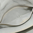 CHANEL Chain Shoulder Bag Nylon Gray CC Auth bs25857-22