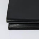 CHANEL Chain Hand Bag Leather Black Gold CC Auth bs25858-15