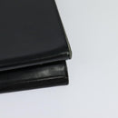 CHANEL Chain Hand Bag Leather Black Gold CC Auth bs25858-16