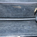 CHANEL Chain Hand Bag Leather Black Gold CC Auth bs25858-11